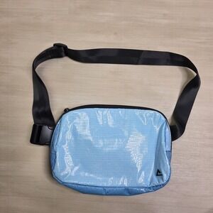 Rareform Large Zion Sling Bag Purse Hip Fanny Pack Recycled Vinyl Bag Blue